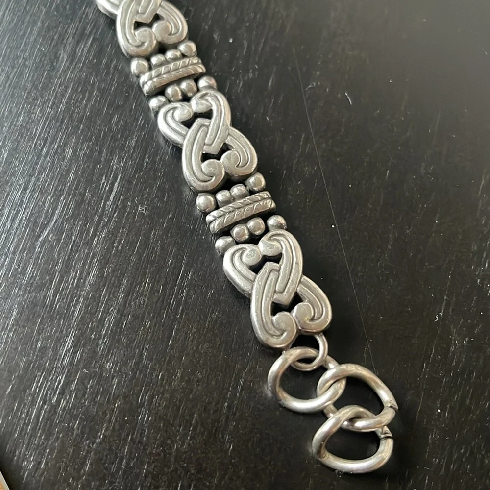 Brighton Silver Interlocking Hearts Bracelet - Picture 4 of 8